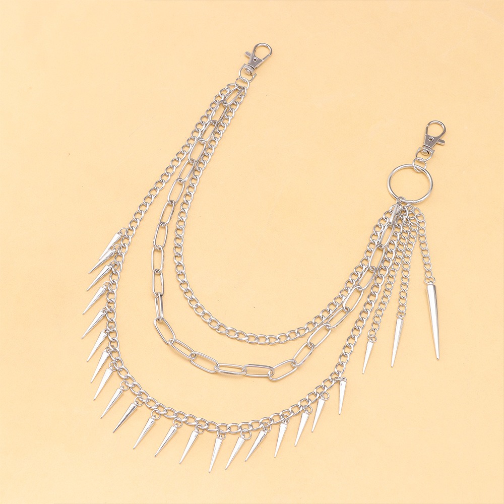 Аксессуары для одежды хип-хоп шипы заклепки цепи металл