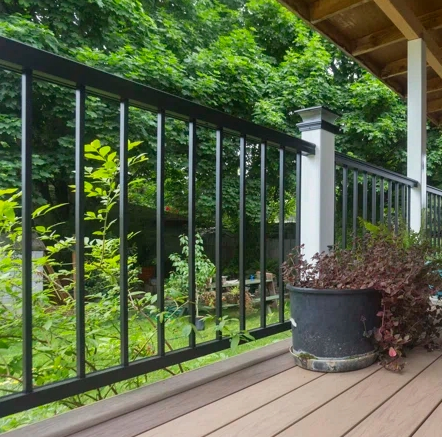 Aluminum Stainless Steel Balcony Terrace Railing Handrails Glass Outdoor Step Balustrades for Sale