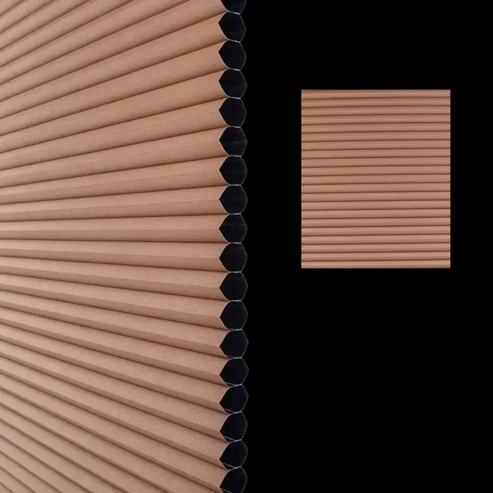 Electric Blinds Blackout Double Cell Honeycomb Blind Blackout Fabric for Window Blind