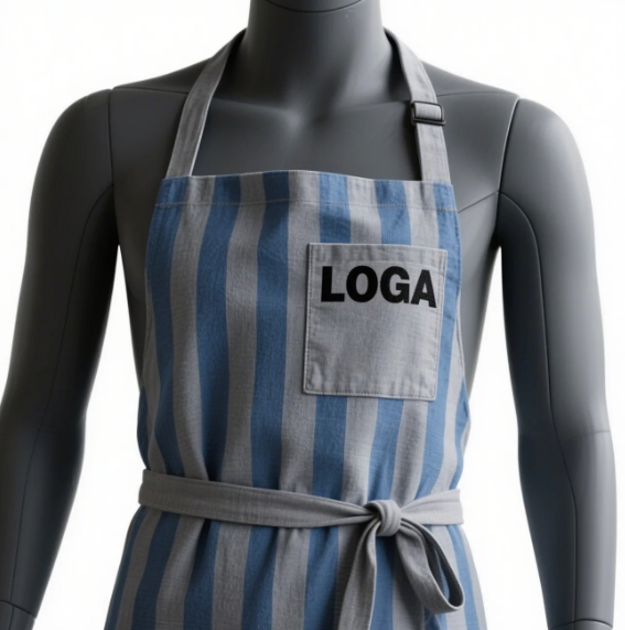 Kids Women Men Denim Waterproof Aprons Kitchen Chef Apron Custom Logo Apron for Beauty Salon Hairdresser Barber Work