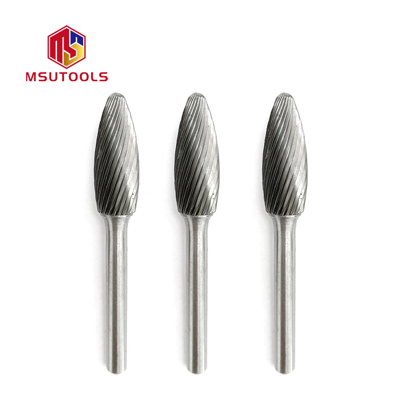 Chief 2 in Double Cut Genuine Solid Long Shank Burr Astro Pneumatic Carbide Rotary Bur