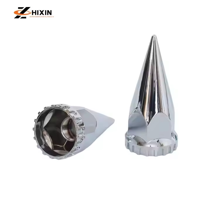 33mm Screw-On ABS Chrome Lug Nut Covers for Truck Wheels