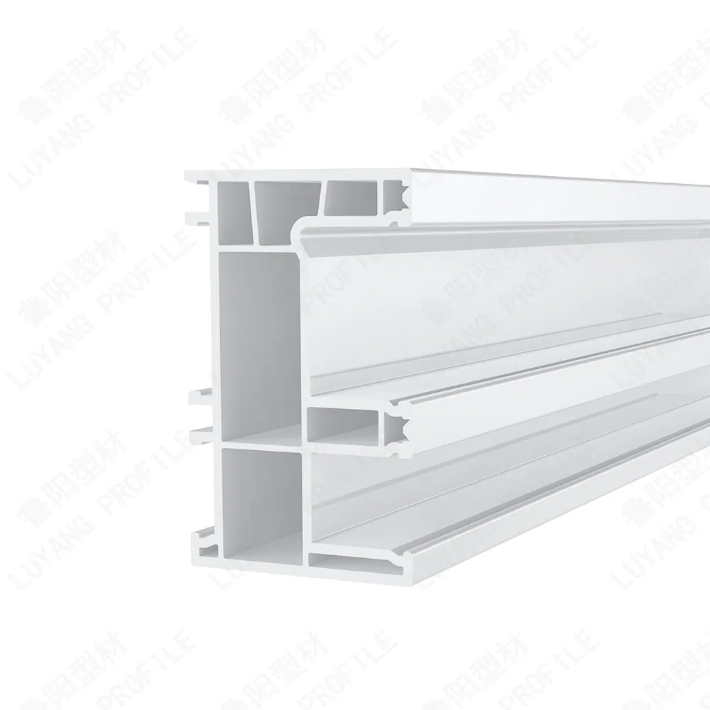Luyang PVC UPVC Profile for Sliding Windows 80 Series UPVC Profile
