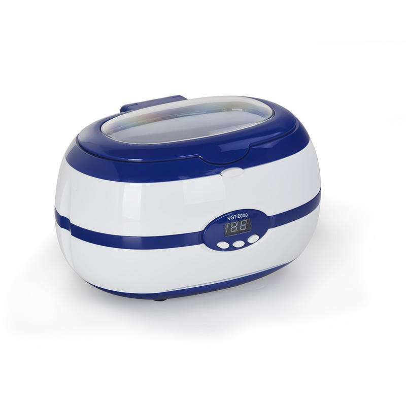 LED Display Timing Adjustable 600ml Ultrasonic Cleaner for Cleaning Glasses Jewelry Denture Watch