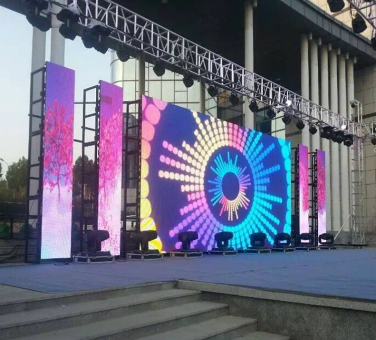 Low Price 4m*3m HD 3840Hz Stage LED Wall Full Color 500*500mm Panel Die Casting Aluminum P2.6 P2.9 P3.91 Outdoor Rental LED Screen