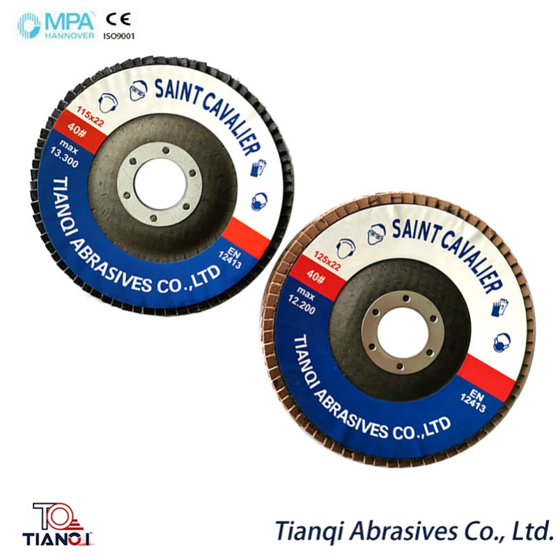 Factory Direct Sale 125X22 40# Flap Disc for Angle Grinder Matching Tool