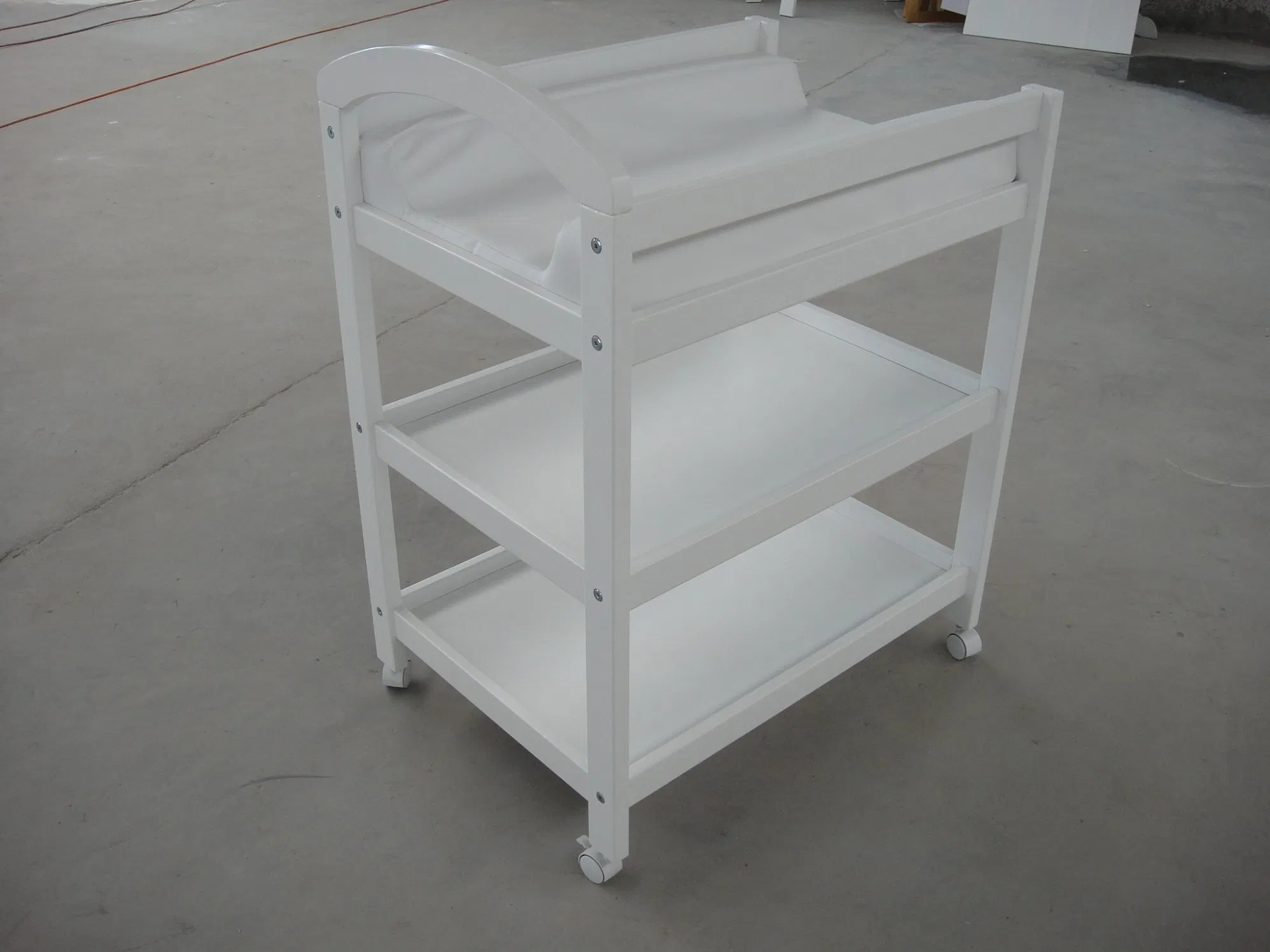 Modern Mobile Baby Changing Station for Girl Gray Grey