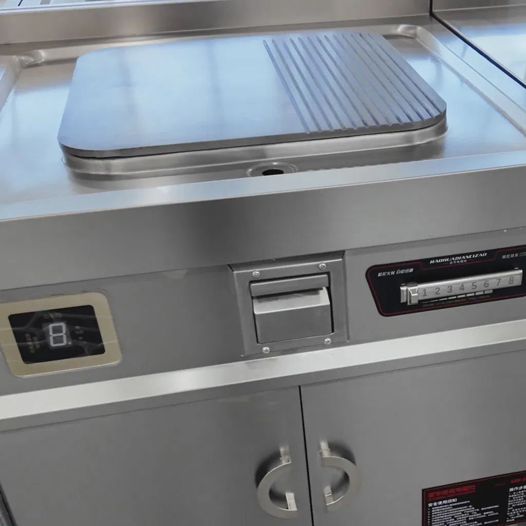 Commercial Electric Griddle with 8-Level Temp Control and Overheat Protection