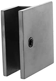 Satin Chrome Square Style Frameless Shower Door Stop