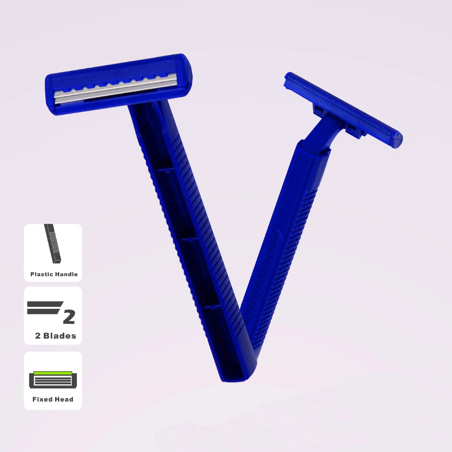 Hotel Disposable Razor Two Stainless Steel Blades 06