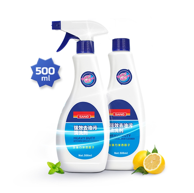 Sanvo Eco-Friendly Kitchen Aerosol Spray Cleaner Heavy Oil Stain Remover Detergent Powder Type