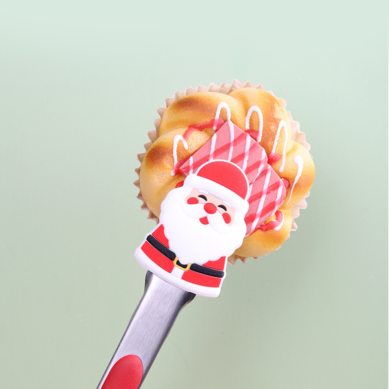 9 Inch Food Tong Kitchen Tongs Clip Stainless Steel Small Food BBQ Tong