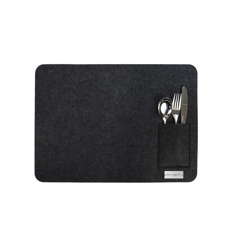 Wholesale Custom Non-Slip Felt Placemat Waterproof Washable Table Mats for Dining Customize Table Mat and Coaster