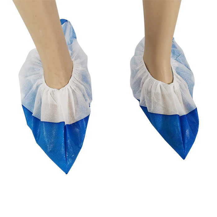 SBPP Non-Woven Constructor Clean Room Heavy Weight Semi-Elastic Ankle Antistatic Hospital Shoe Cover