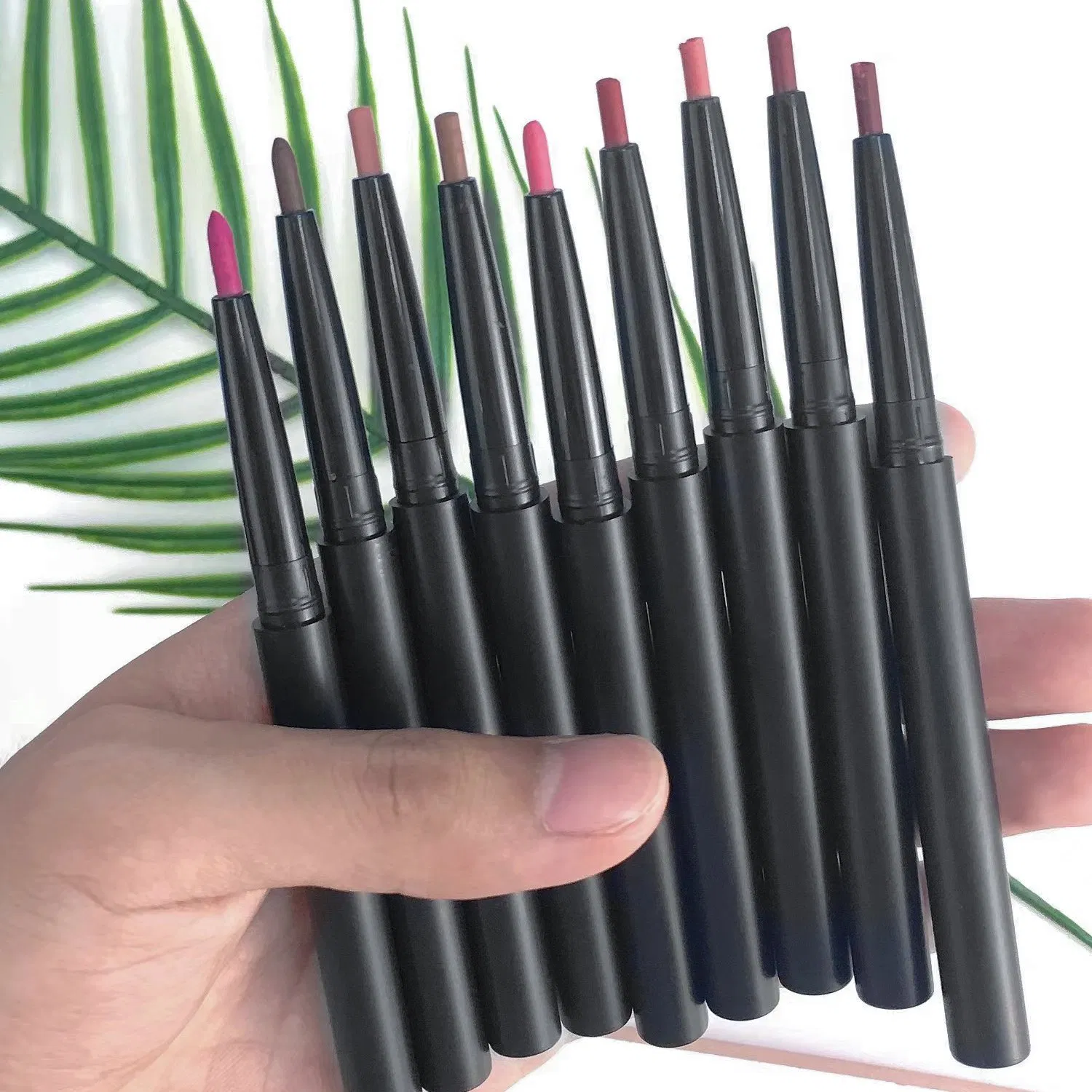Free Sample Wholesale Cream Vegan Lip Pencil Liner Waterproof Custom Logo Makeup