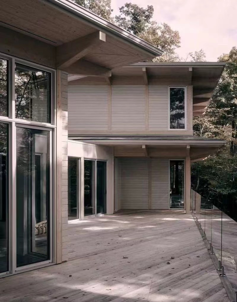 Multi-Specification Glulam Log Post Glulam Construction