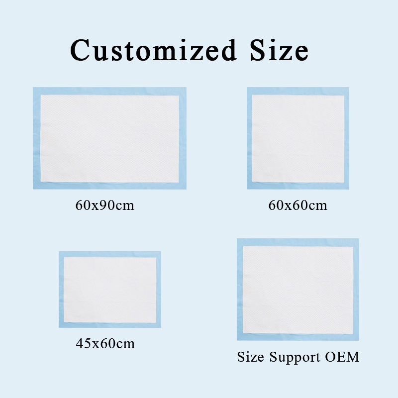 Home Care Product Disposable Changing Pad 75 Pack Blue Color