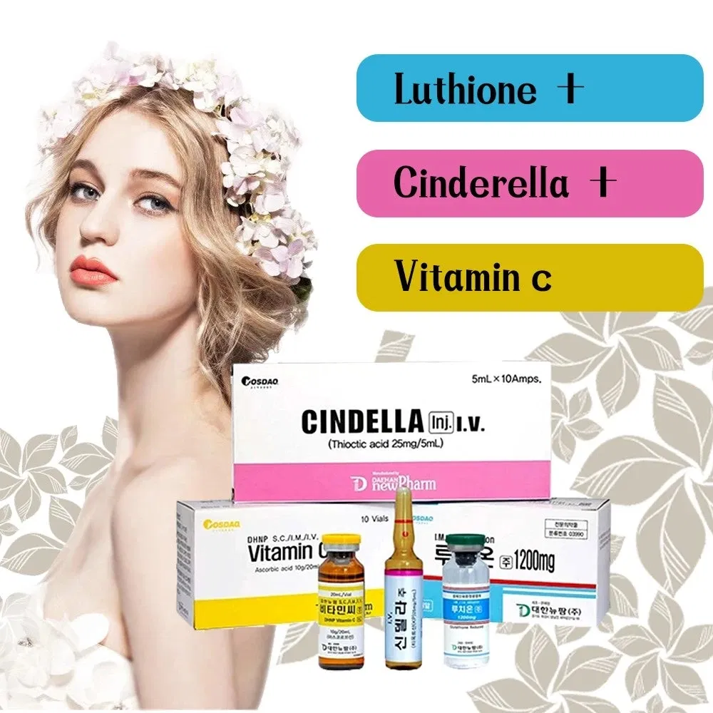 2024 Glutathione IV Gsh Injection Glutanex IV Whitening Cindella Sets Injection Luthione Thioctic Acid Vitamin C Skin Whitening Injection Snow White Glutax