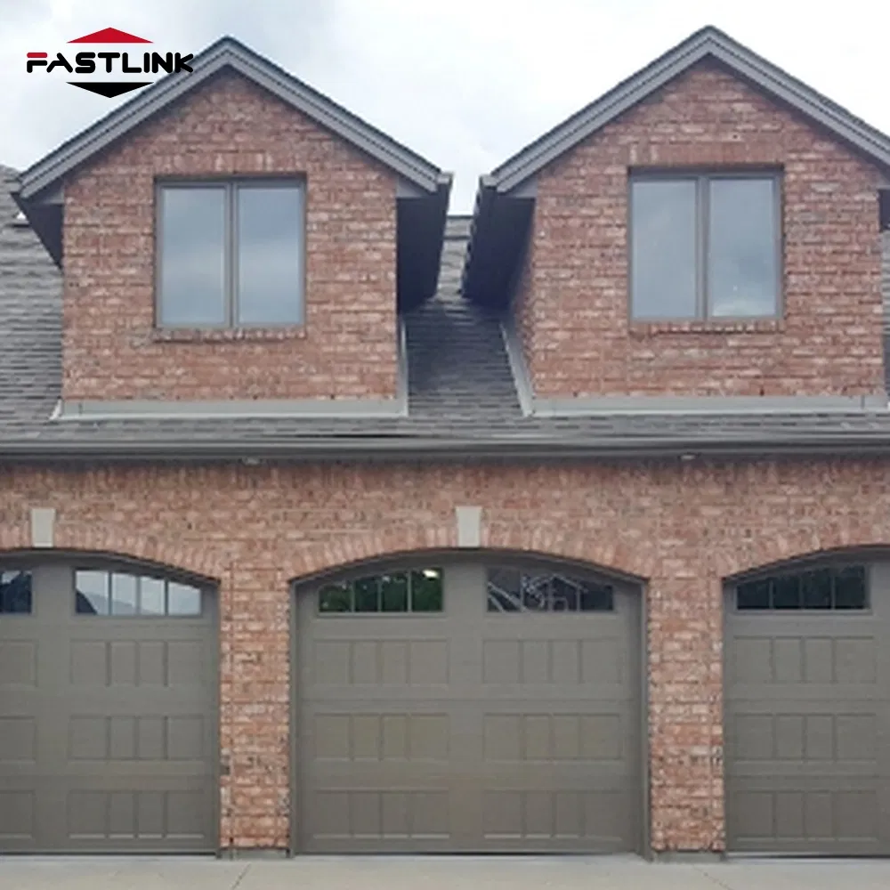 Fastlink Eco-Friendly Materials in Stock New Product Explosion Double Skin Customized Electric Garage Doors