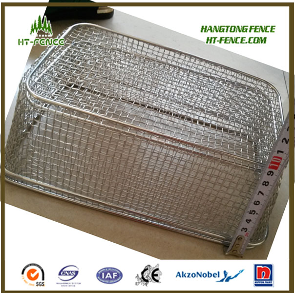 Stainless Steel Wire Mesh Basket / Net Basket