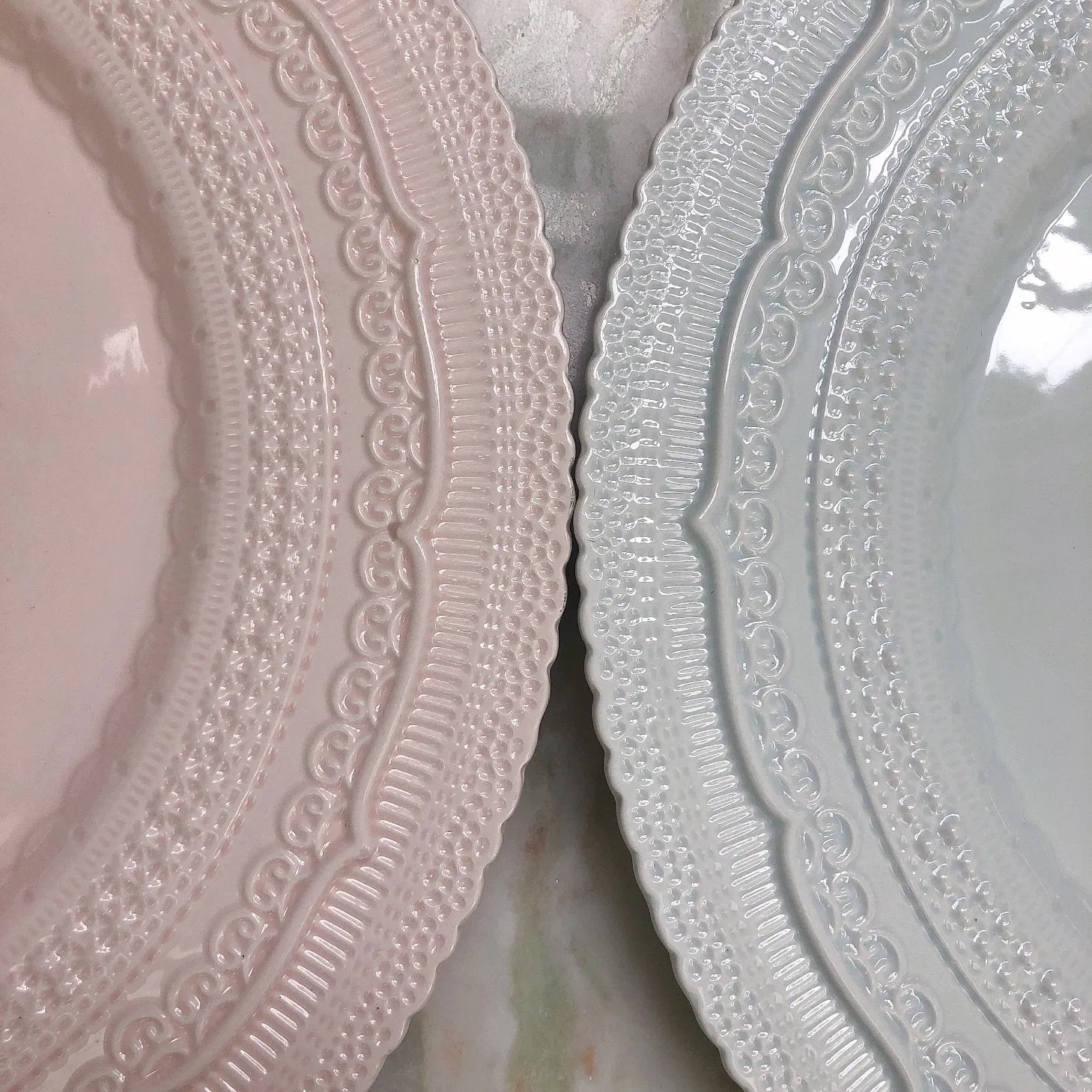 Fine Pottery Charger Lace Plate Wedding Rentals Good Products