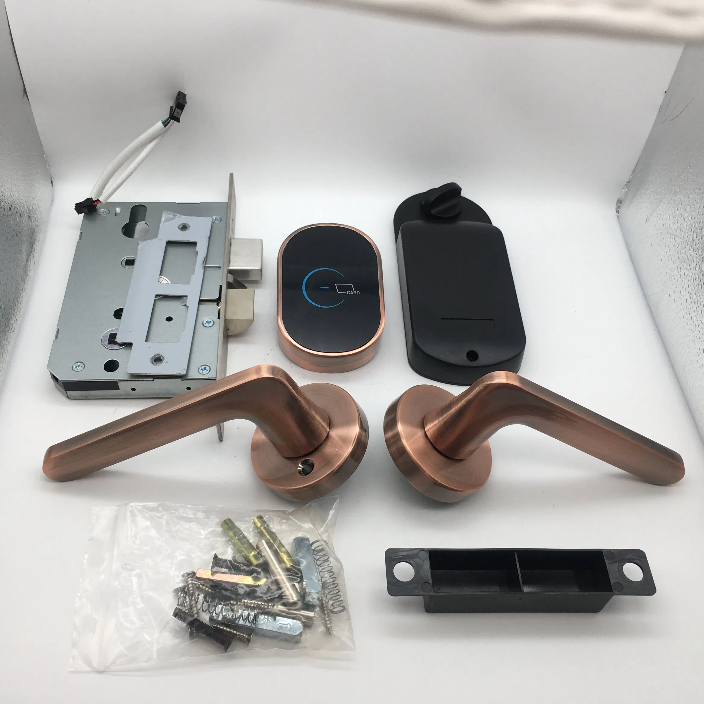 Wholesale Price WiFi APP Fingerprint Keyless Tuya Smart Door Locks for Project Hotel System