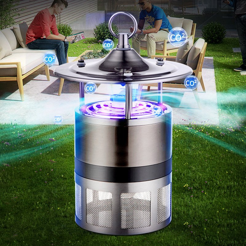 CO2 Fly Trap LED Indoor Insect Trap Insect Killer Mosquito Zapper Lamp