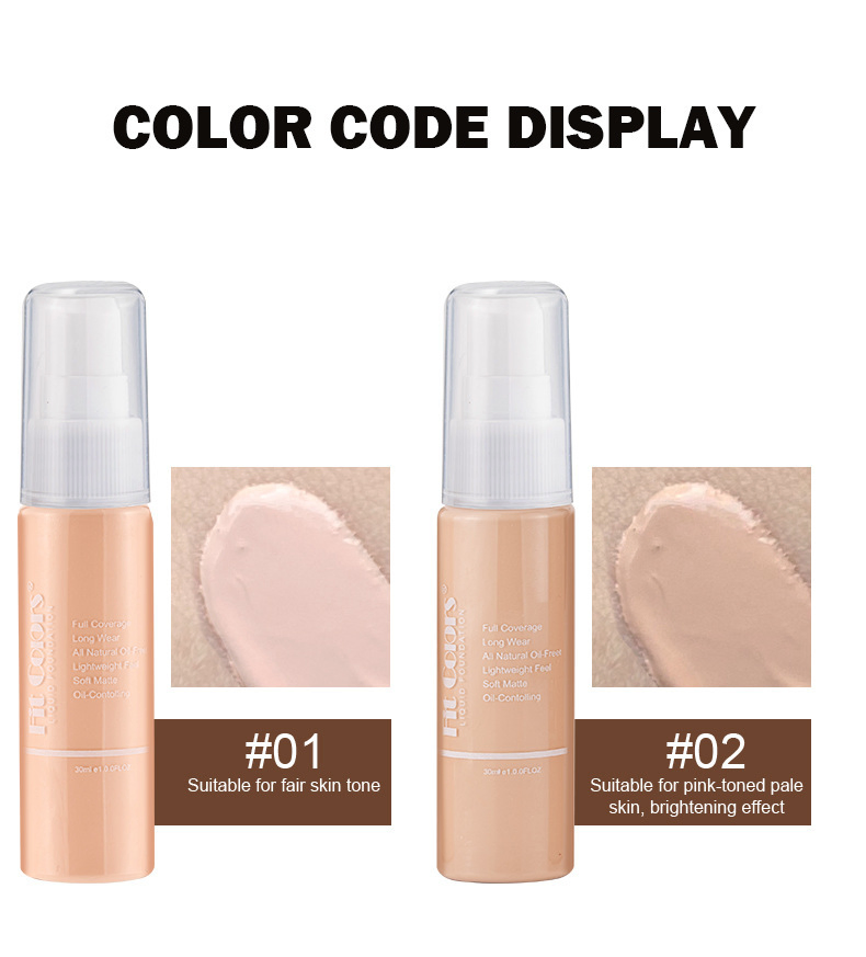 Fit Colors Foundation Matte Concealer Foundation Makeup