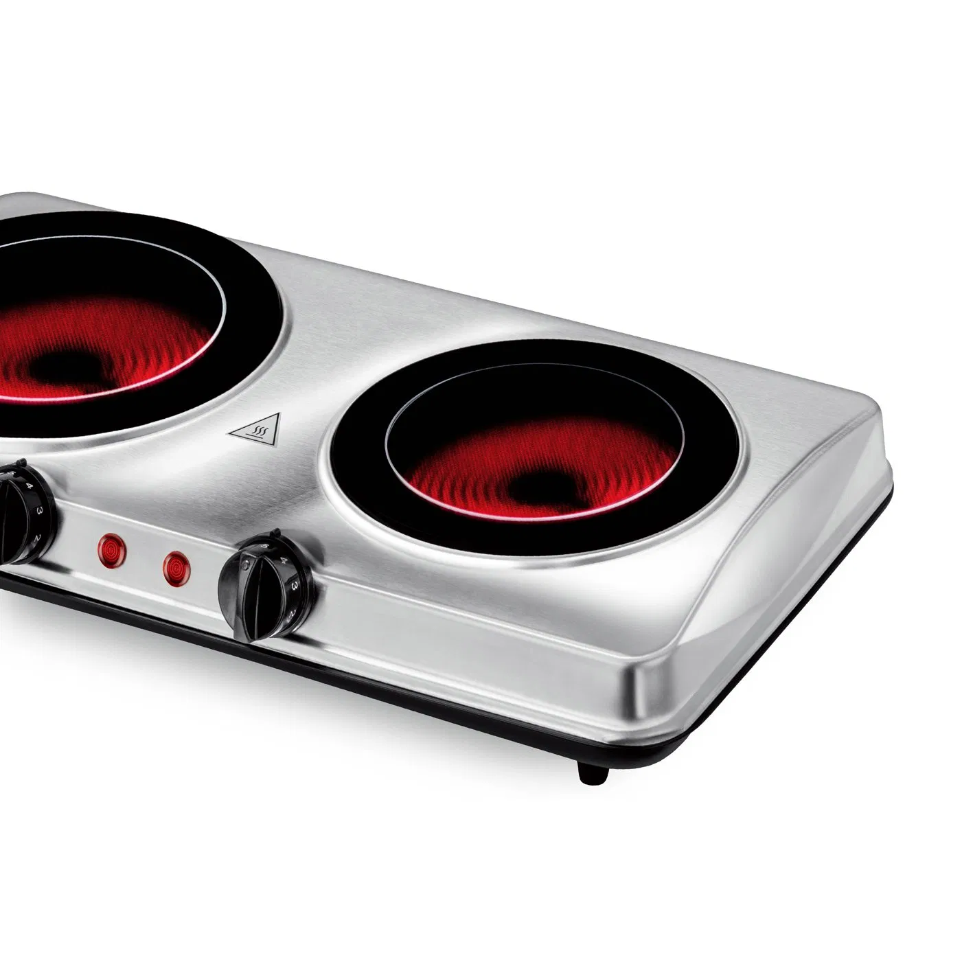 Dual Burner 2000W Vitro Ceramic Electric Cooktop for Efficient Cooking