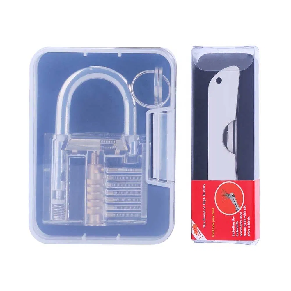Foldable Door Opener Locksmith Tool Stainless Steel Multitool Knife Lock Repair Sets