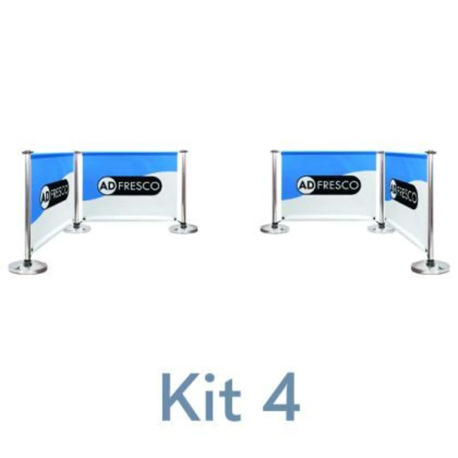 Advertising Outdoor Retractable Windbreak Cafe Barrier for Crowd Control