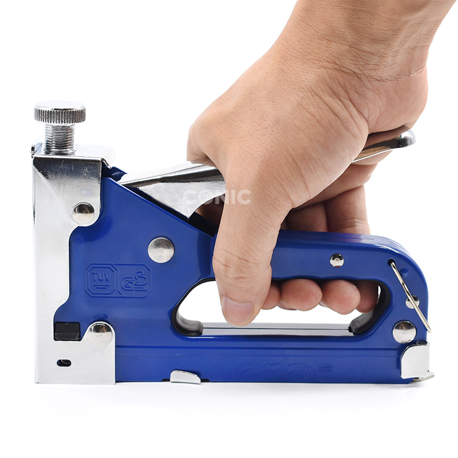 Multi-Function Manual Stapler Nail Tack Roof Decorative Hand Metal Staple Gun