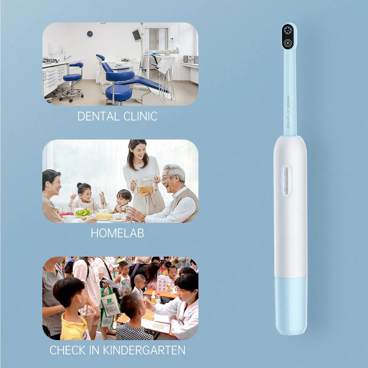 Portable WiFi Wireless Visual Oral Camera 1080P HD Dental Exam Mirror Tooth Stains Care Dental Intraoral Camera Tooth Tool Device Z70
