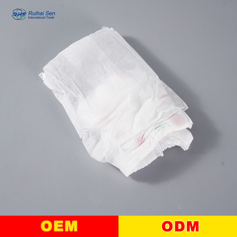 Elderly Adults Printed PE Film Incontinence Diapers Disposable Pull up Pants