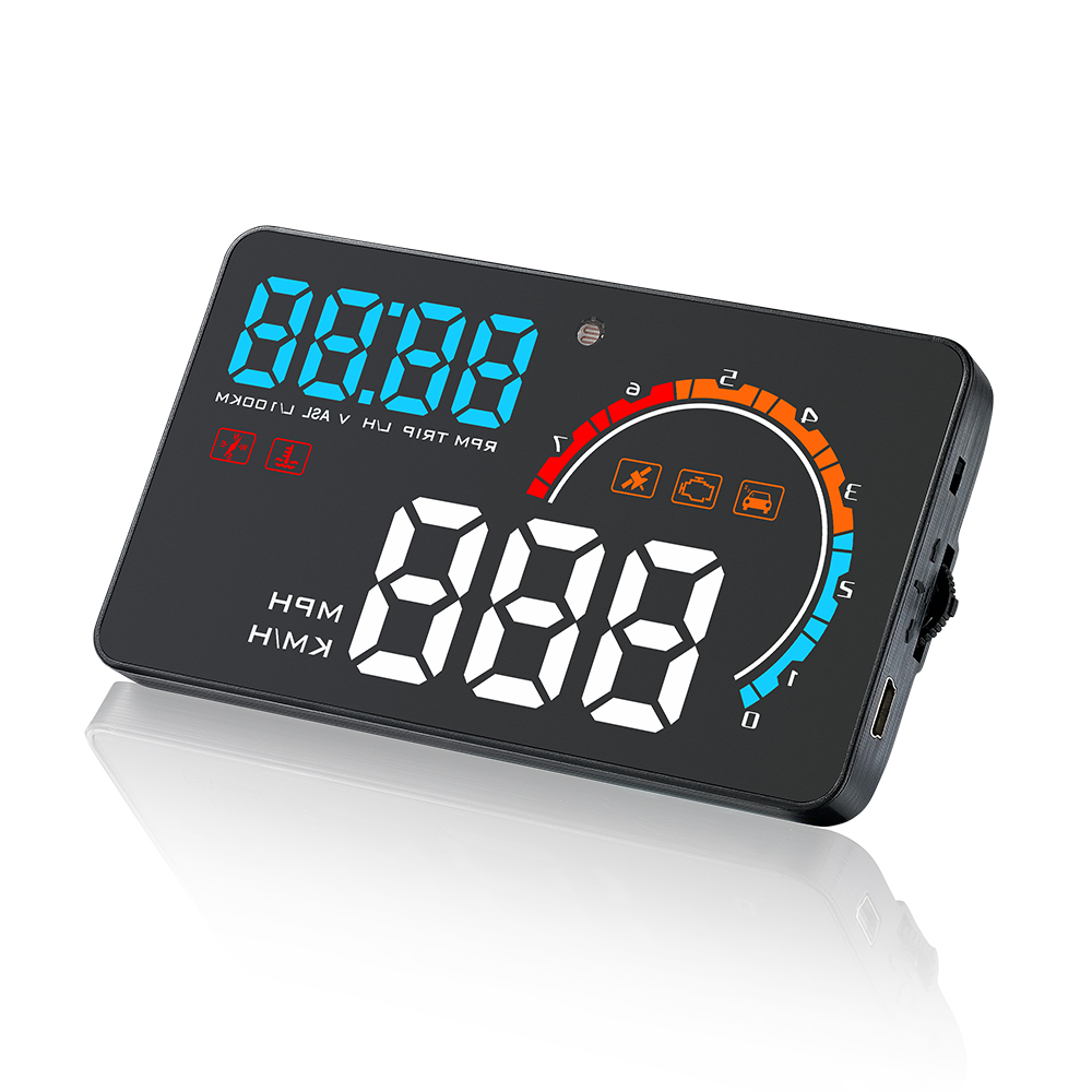 Проекционный дисплей HUD OBD2 GPS 3.5 дюйма LED