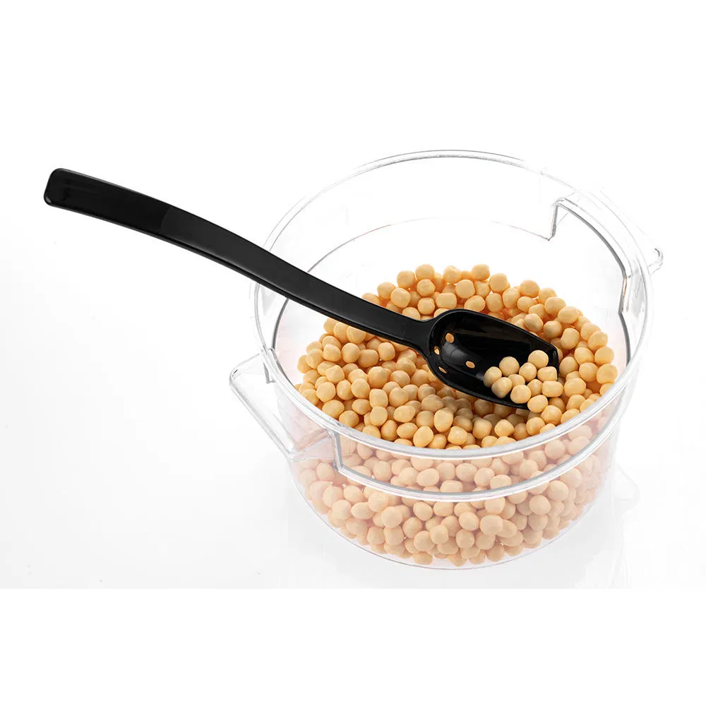 Wholesale Custom Black Plastic Spoon Hotel Buffet Spoon