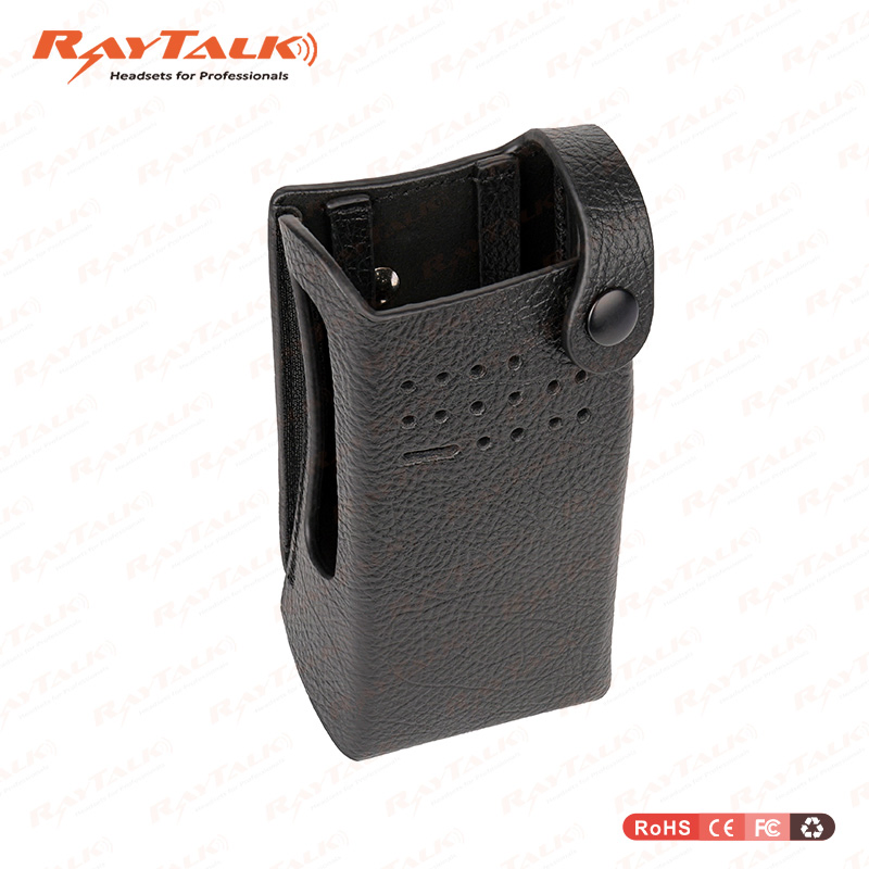 Replacement for Dp4400 Two Way Radio Holster with Fixed Belt Loop Leather Carry Case