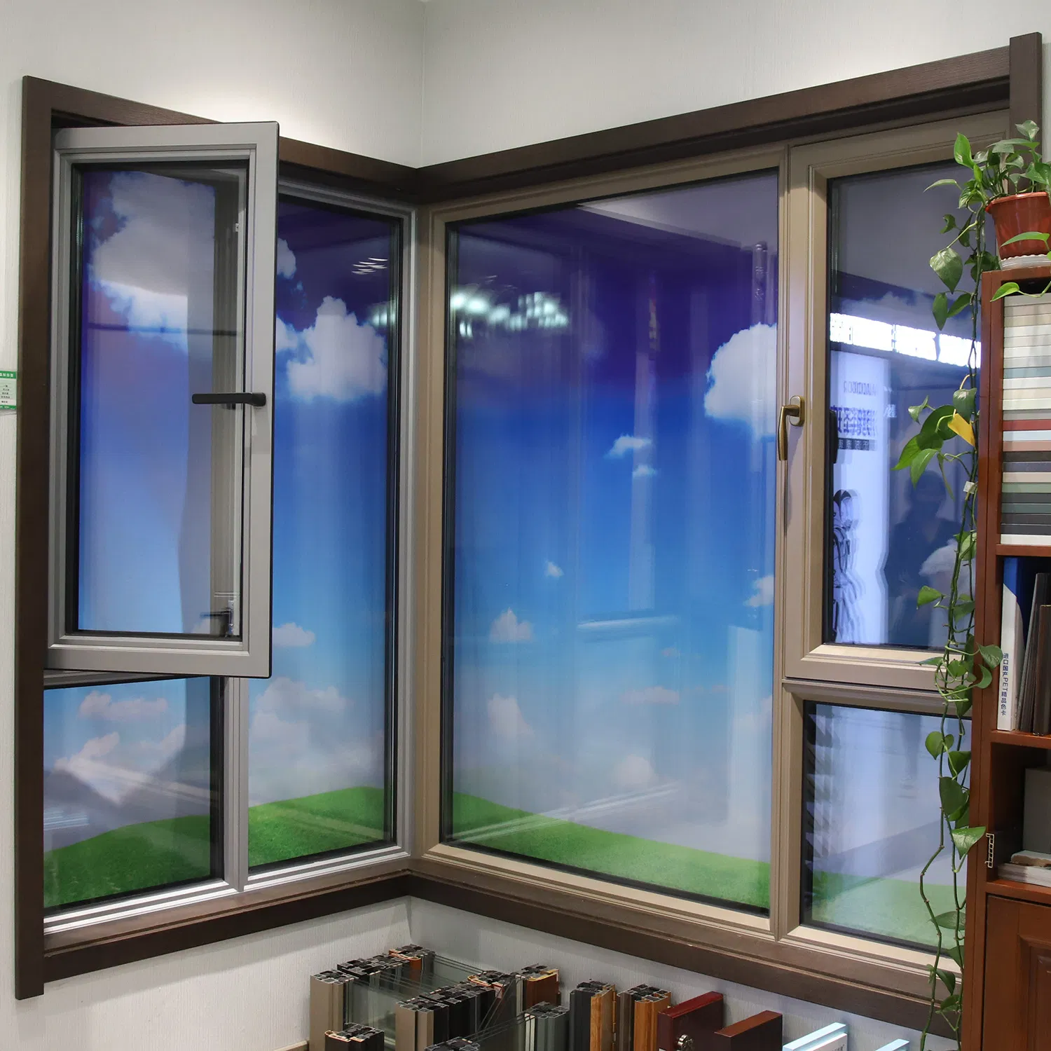 Design Color Window Wooden Sliding Windows
