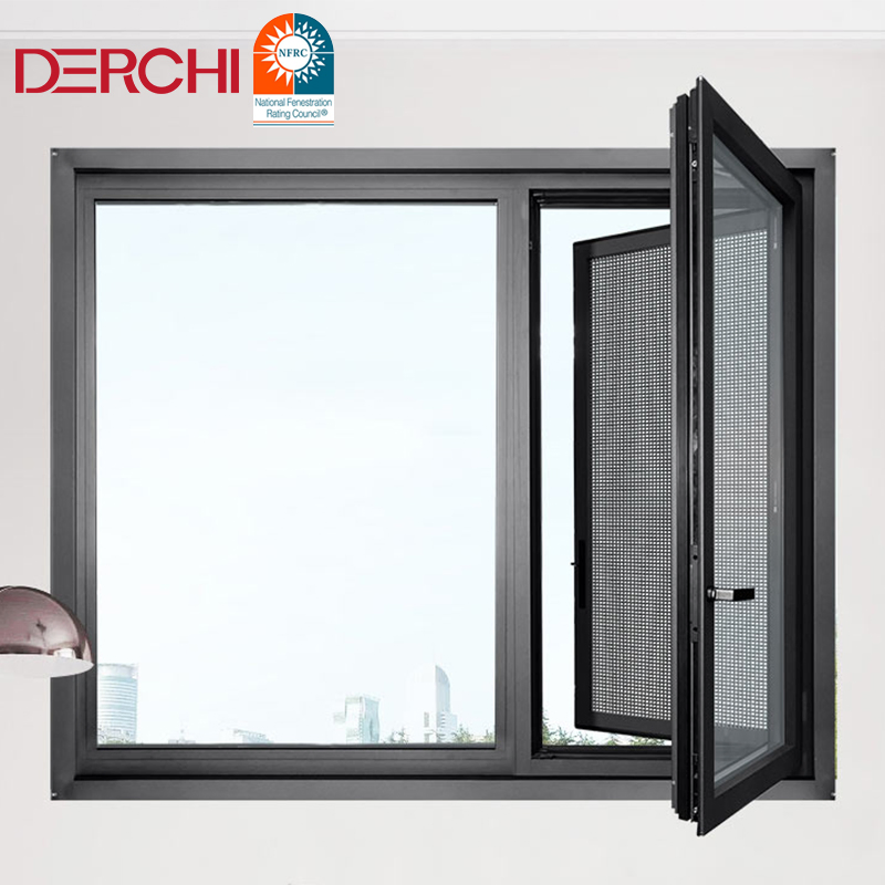 China Manufacture Aluminum Broken Bridge Aluminum Casement Window