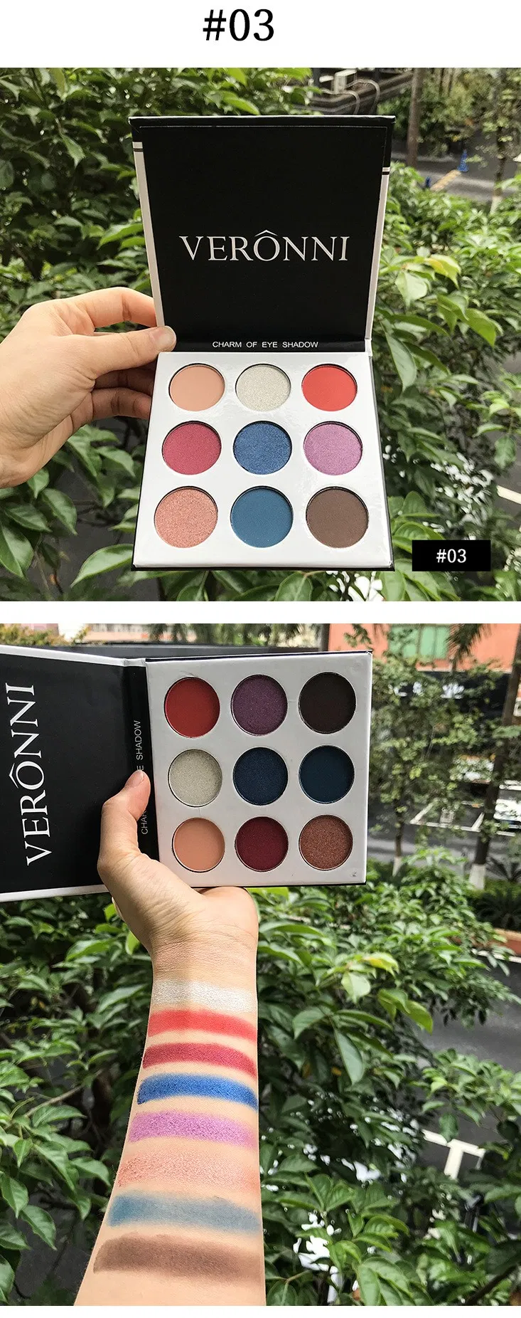 Wnm217 Hot Sale Eyeshadow Palette 9 Color Eyeshadow 9 Color Eyeshadow Palette Retro Makeup Cheap Eyeshadow Palette Wholesale