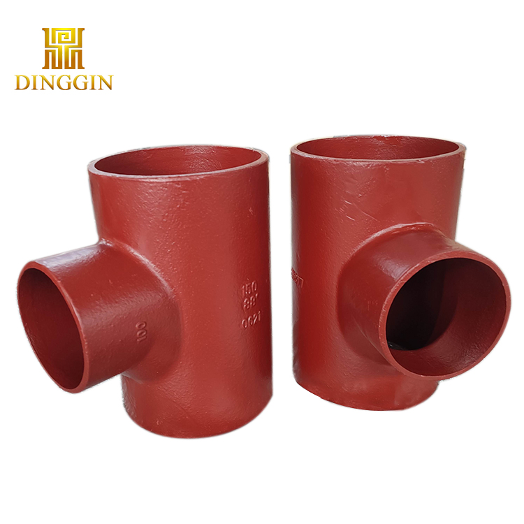 En877 Cast Iron Epoxy Coating Tee Branch