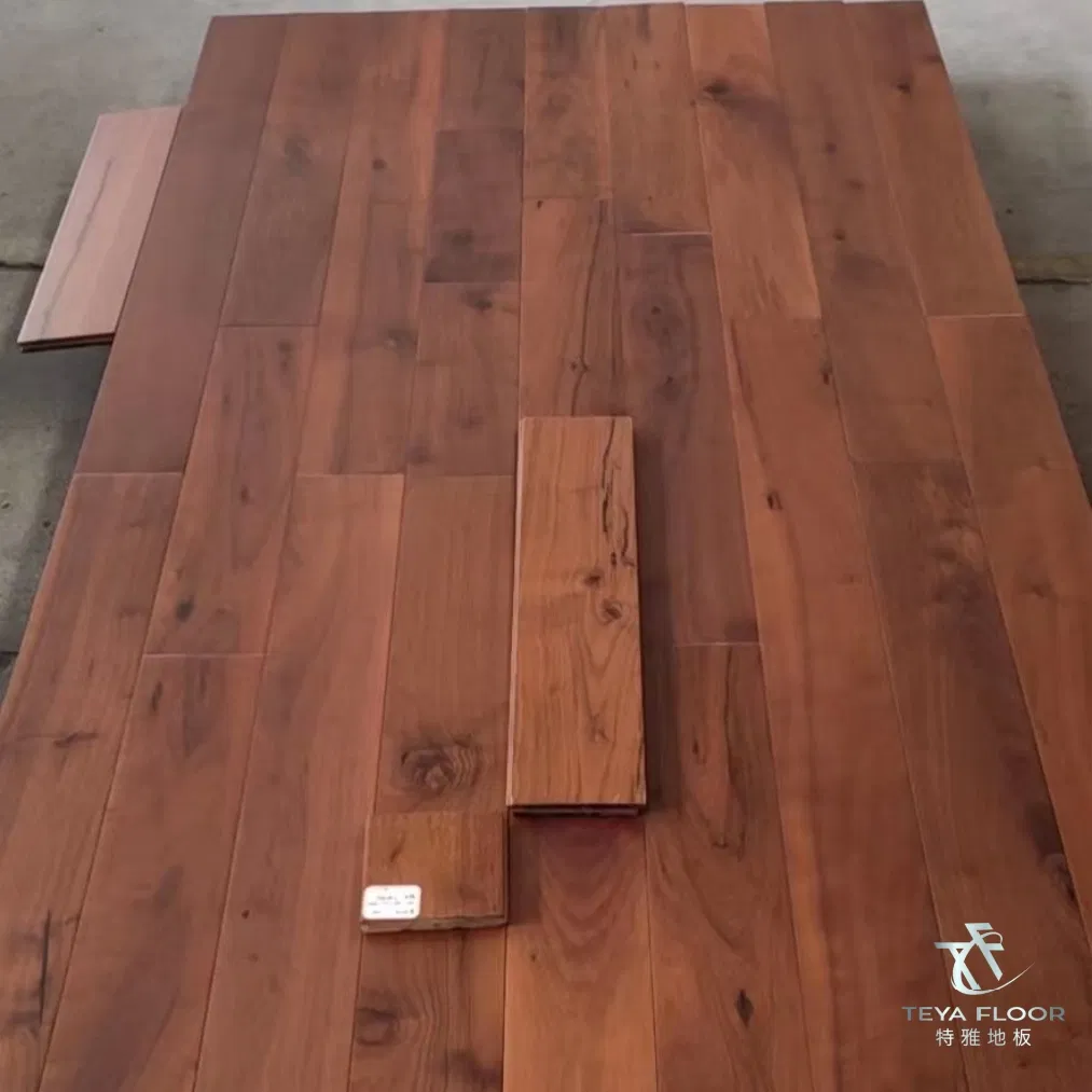 Black Natural Color Solid American Walnut Flooring with Different Grade