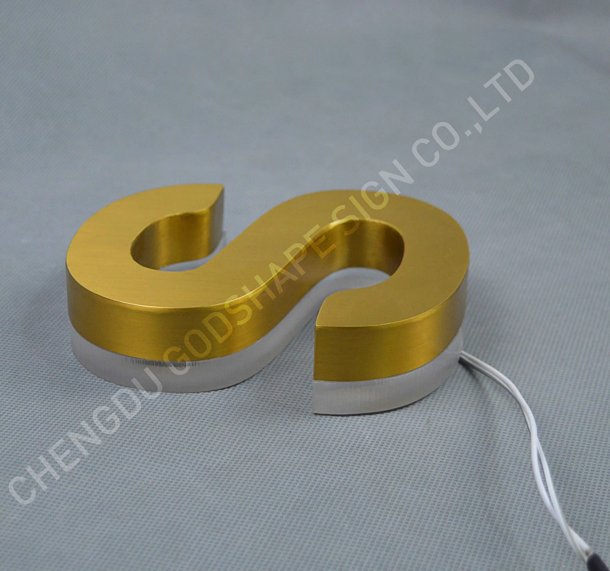 Outdoor Metal 304 Ss Letters Sign LED Shop Letter Signs