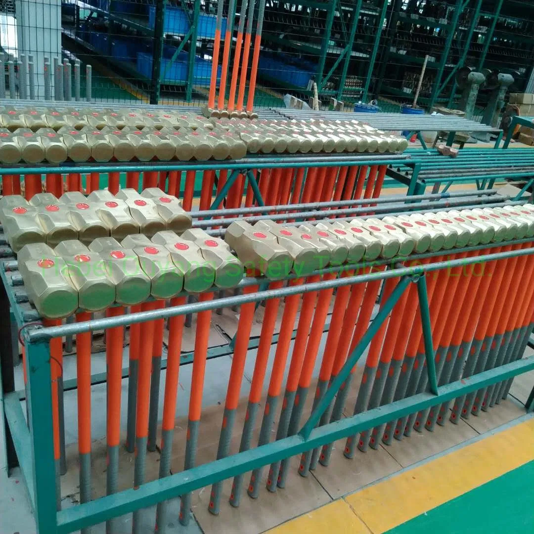 Non-Sparking Sledge Hammer, 2000g, Fiberglass Handle, Atex