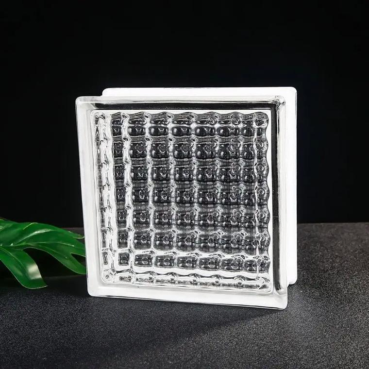 Glass Brick Block for Lamp House Fire Pit Bar Coffee Table Architecture Art