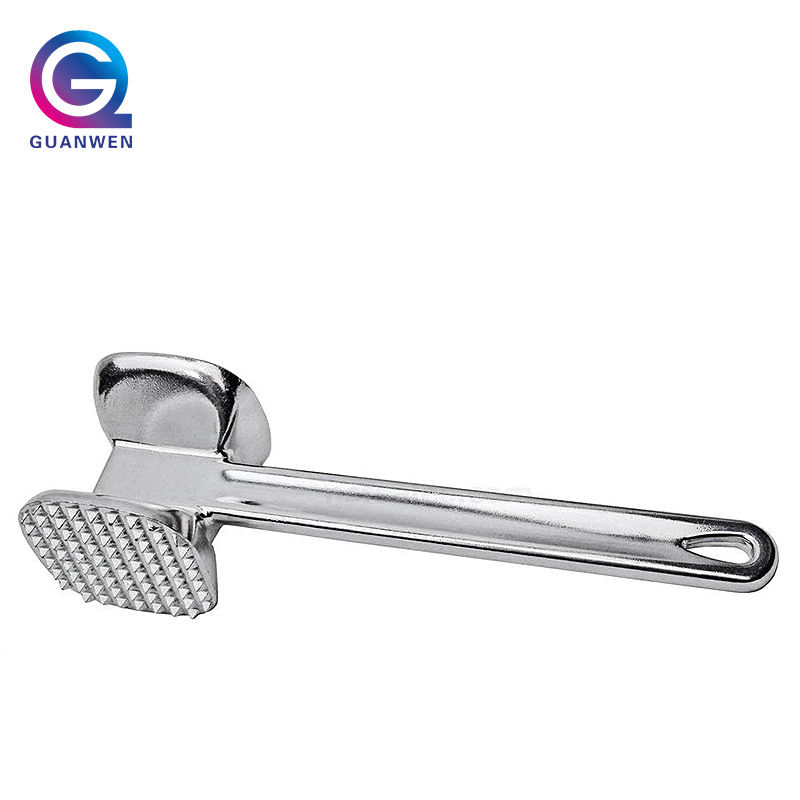 10 Inch Kitchen Tools Solid Heavy Duty Aluminum Meat Hammer Heavy Sturdy Meat Mallet Steak Tenderizer Hammer