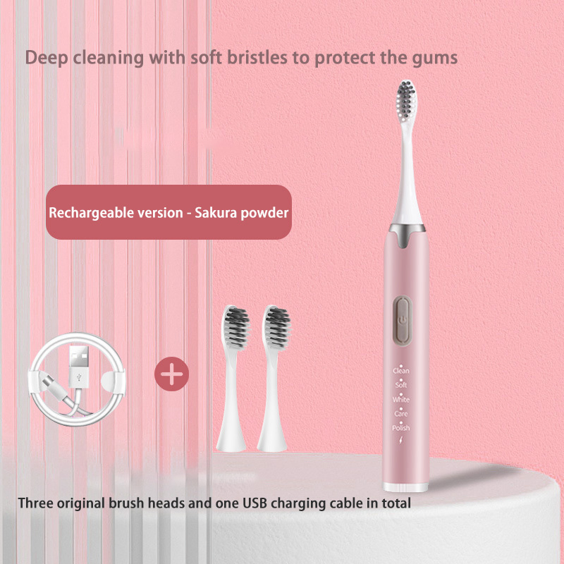Charging 5-Speed Electric Toothbrush, Adult Toothbrush
