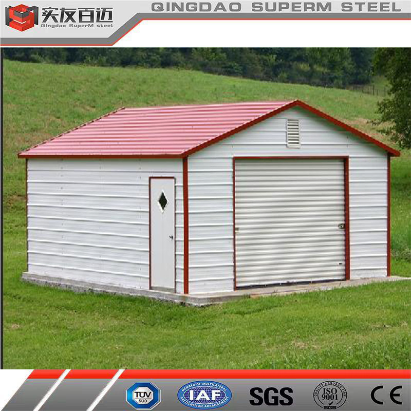 Prefabricated Steel Structure Metal Garage Kits Building Prefab Steel Structure Car Garage