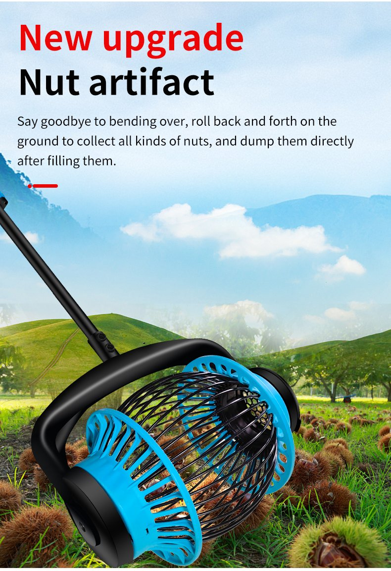 Long Handle Rolling Ball Collector Picker for Golfball Pingpong Tennies