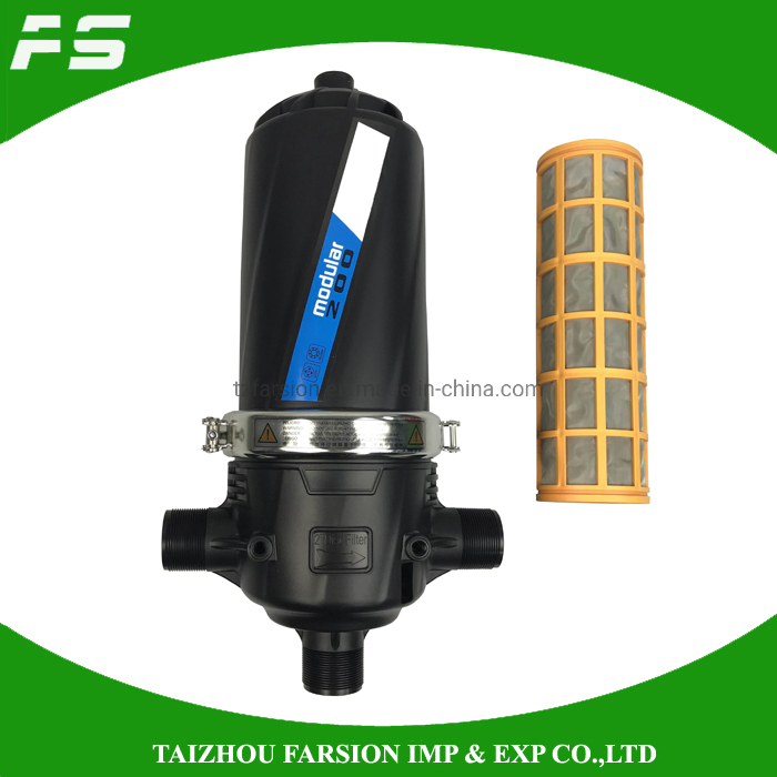 Agriculture Farm Drip Irrigation Bsp/NPT Plastic T Type 2 Inch Screen Water Treatment Filter